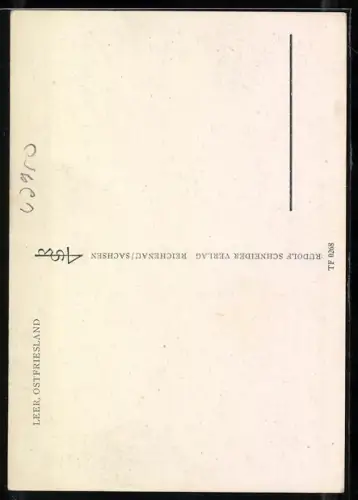 AK Leer /Ostfriesland, Ortsansicht aus der Vogelschau