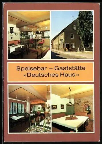 AK Dahme /Luckau, Gaststätte Deutsches Haus, Inh. Wolfgang Katzschke