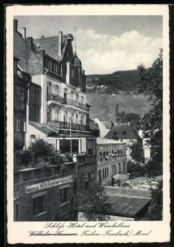 AK Traben-Trarbach /Mosel, Schloss-Hotel, Bes. Günth. u. Ruth Conrad