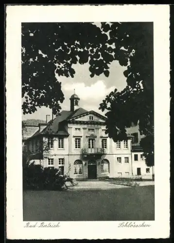 AK Bad Bertrich, Partie am Schlösschen