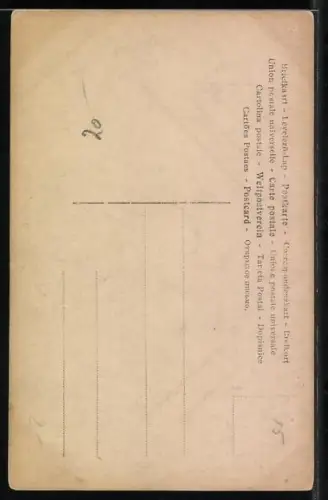 Künstler-AK Fritz Rumpf: Bildnis des Schriftsteller Lessing