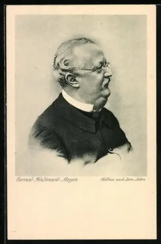 AK Bildnisse deutscher Dichter, Conrad Ferdinand Meyer