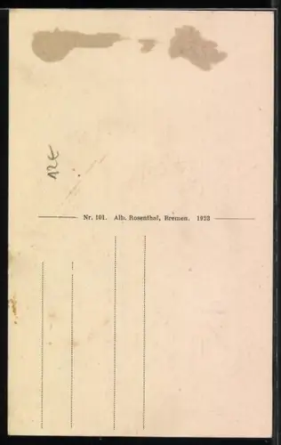 AK Dichter Hoffmann von Fallersleben