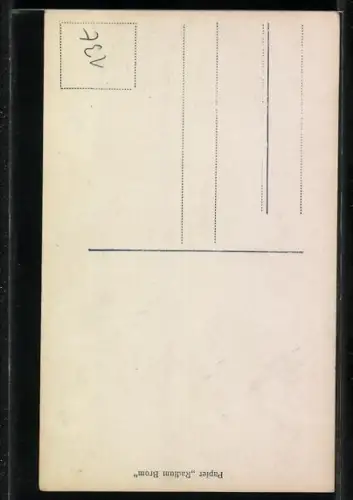 AK Portrait von Gorky im Umhang