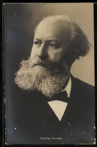 AK Porträt Charles Gounod im Anzug mit Fliege