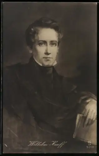 AK Portrait von Wilhelm Hauff, Schriftsteller