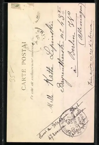 AK Centenaire de Victor Hugo mit Besuchern und geflügeltem Pferd