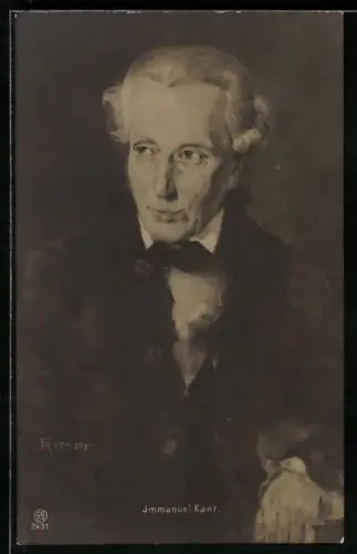 Künstler-AK Portrait Immanuel Kant