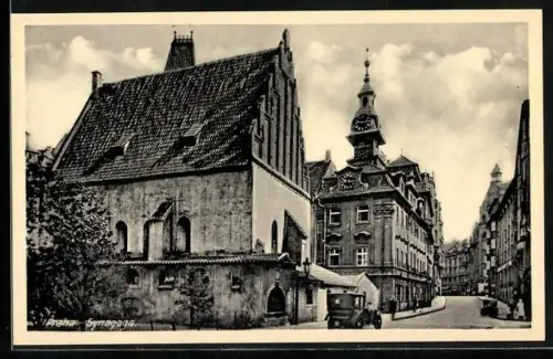 AK Prag / Praha, Synagoga, Alte Synagoge