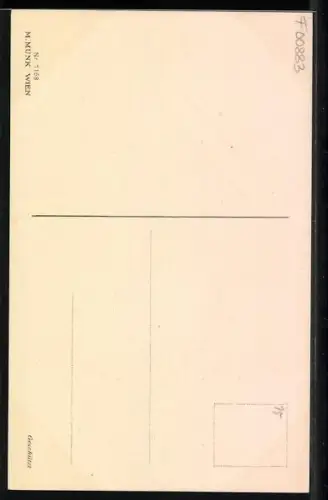 Künstler-AK Pauli Ebner: Der erste Zwist