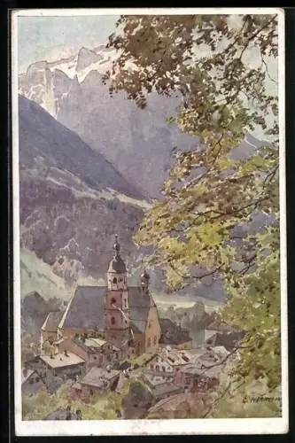 Künstler-AK Edward Harrison Compton: Franziskaner-Kirche