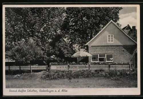 AK Hodenhagen a. d. Aller, Strand-Kaffee Schultze