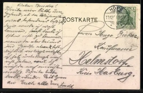 AK Hope / Lindwedel, Gastwirtschaft bei Heinrich Schünhof