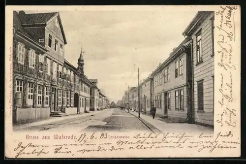 AK Walsrode, Blick in die Langestrasse