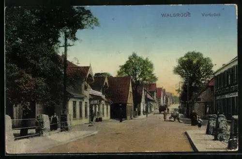 AK Walsrode, Vorbrück, Partie in der Vorbrück-Strasse