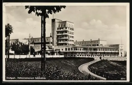 AK Stuttgart, Höhen-Restaurant Schönblick