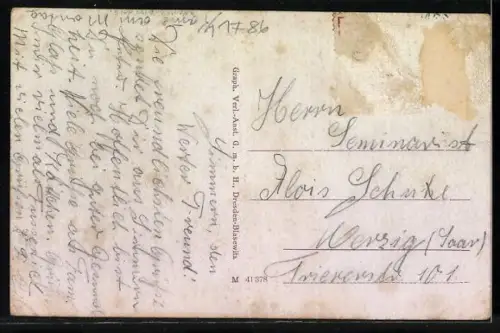 AK Simmern / Hunsrück, Villenkolonie mit Schinderhannesturm