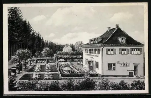 AK München-Harlaching, Gaststätte Café Ludl, Am Perlacher Forst 186