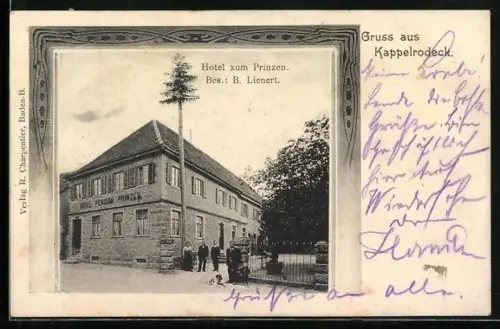 AK Kappelrodeck, Hotel zum Prinzen, Bes. B. Lienert