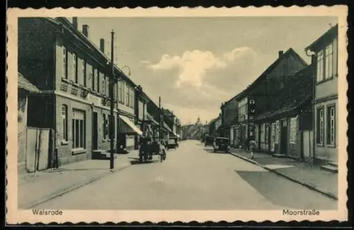 AK Walsrode, Partie in der Moorstrasse