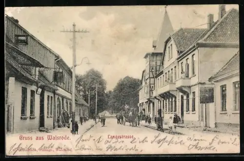 AK Walsrode, Blick in die Langestrasse