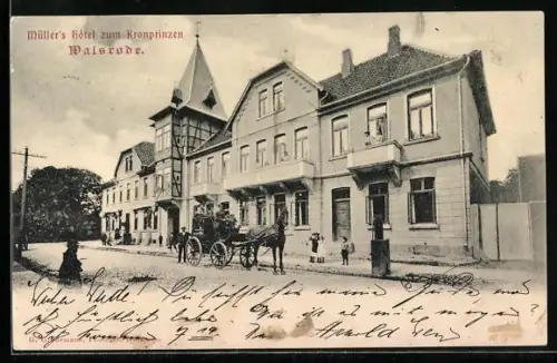 AK Walsrode, Müller`s Hotel zum Kronprinzen