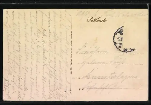 AK Walsrode, Langestrasse mit Geschäften