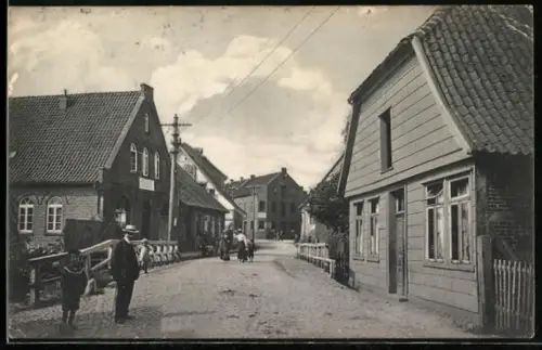 AK Walsrode, Partie in der Brückestrasse