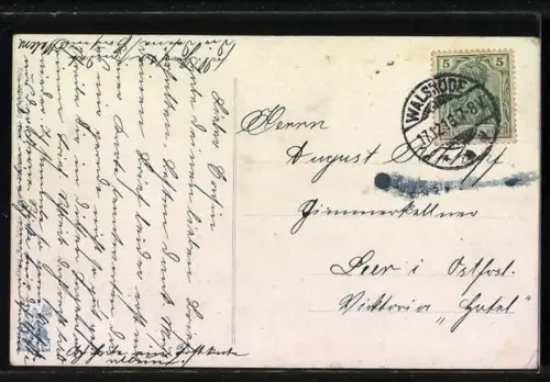 AK Walsrode /Lüneburger Heide, Geschäft von Johann Arendt in der Kirchstrasse