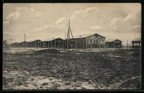 AK Lichtenhorst, Blick auf das Kriegsgefangenenlager