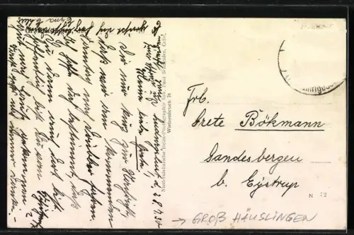 AK Gross Häuslingen, Gasthaus Glück Auf, Bes. Wilhelm Meins