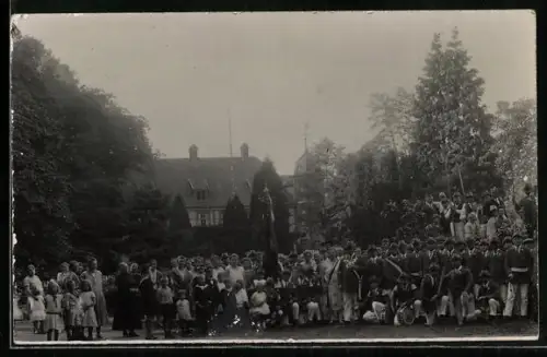 Foto-AK Wiedenhausen, Schützenfest am Schloss