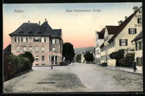 AK Aalen, Partie in der Neuen Heidenheimer Strasse