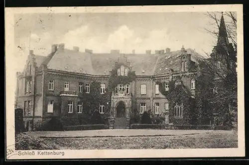 AK Kettenburg, Schloss Kettenburg vom Vorplatz aus