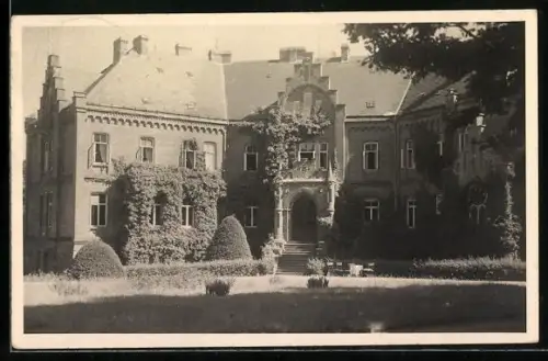 AK Visselhövede, Kettenburg-Gut mit Garten