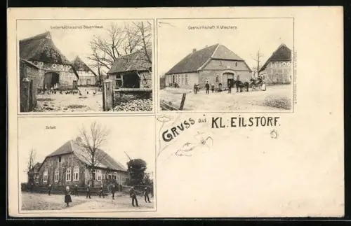 AK Klein Eilstorf, Gasthaus H. Wiechers, Schule