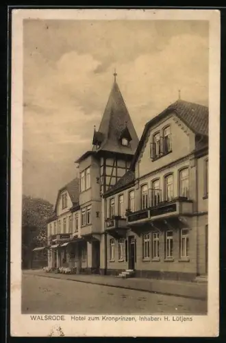 AK Walsrode, Hotel zum Kronprinzen, Inh. Lütjens