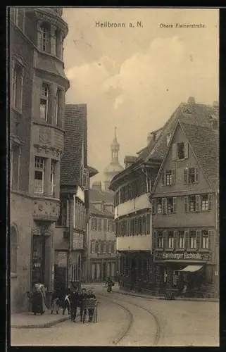 AK Heilbronn a. N., Hamburger Fischhalle in der Oberen Fleinerstrasse