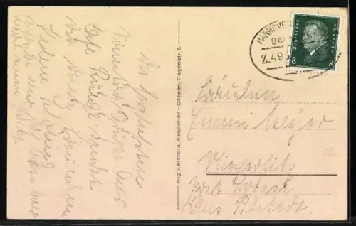 AK Riethagen, Gasthof Adolf Kirchhoff am Wasser