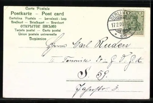 Lithographie Berlin, Clausing, Inh.: Max Sturm, Zimmerstrasse 80