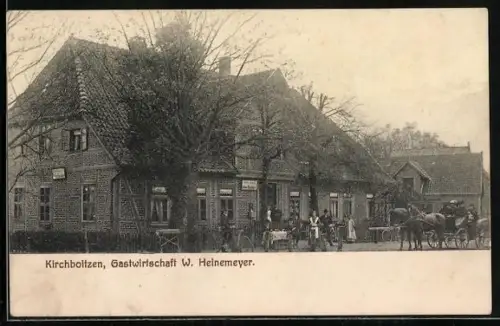 AK Kirchboitzen, Gasthaus W. Heinemeyer