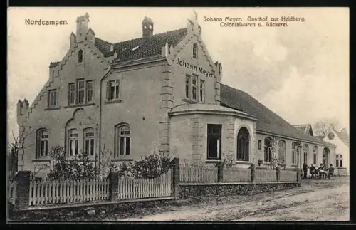 AK Nordkampen, Gasthof zur Heidburg, Bes. Johann Meyer