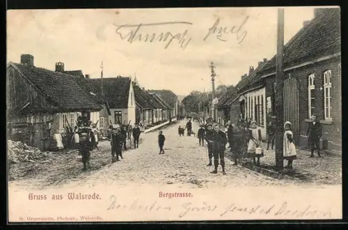 AK Walsrode, Kinder in der Bergstrasse