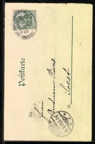 Lithographie Gilsbach, Gasthaus von Heinr. Scholl Grube Conrads-Zeche, Grube Victoria Rega