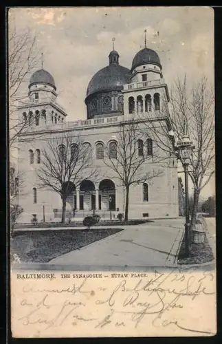 AK Baltimore, MD, The Synagoge, Eutaw Place