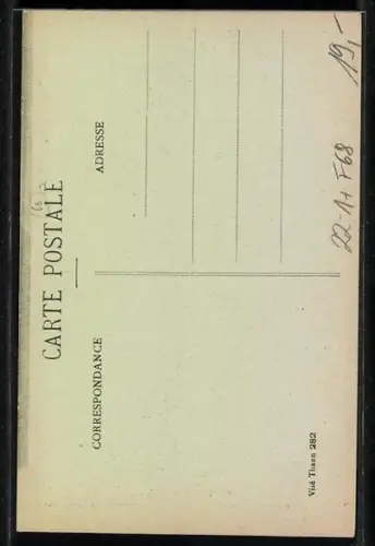 AK Thann, Intérieur de la synagogue bombardée par les Allemands, Inneres der zerschossenen Synagoge