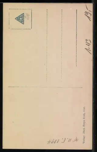 AK Prinzessin Caroline Mathilde zu Schleswig-Holstein-Glücksberg mit Hut