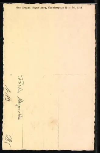 AK Fürstin Margarethe von Thurn & Taxis mit ihrem Kind