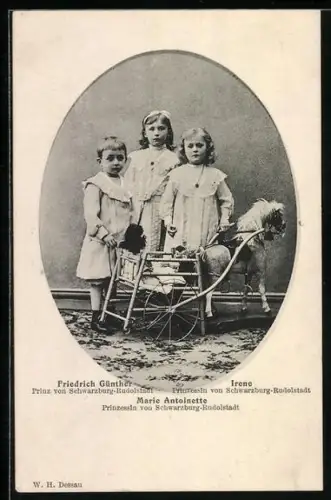 AK Frierich Günther Prinz von Schwarzburg-Rudolstadt und Irene Prinzessin von Schwarzburg-Rudolstadt