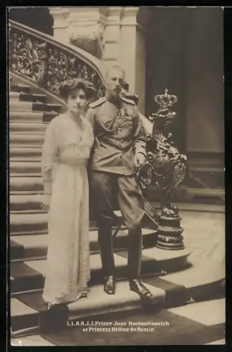 AK Prince Juan Kontantinovich et Princess Helene von Russland
